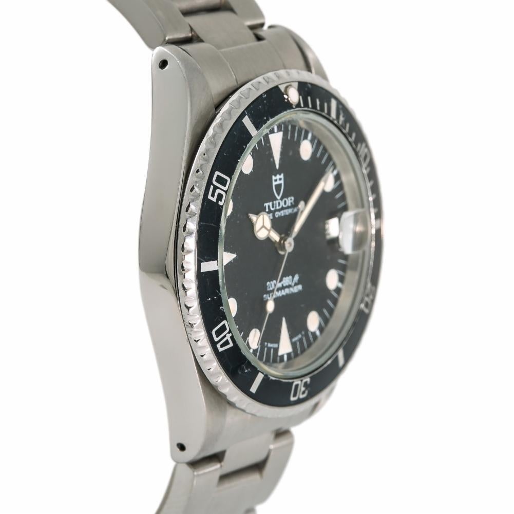 Contemporary Tudor Submariner 75090, Silver Dial, Certified and Warranty