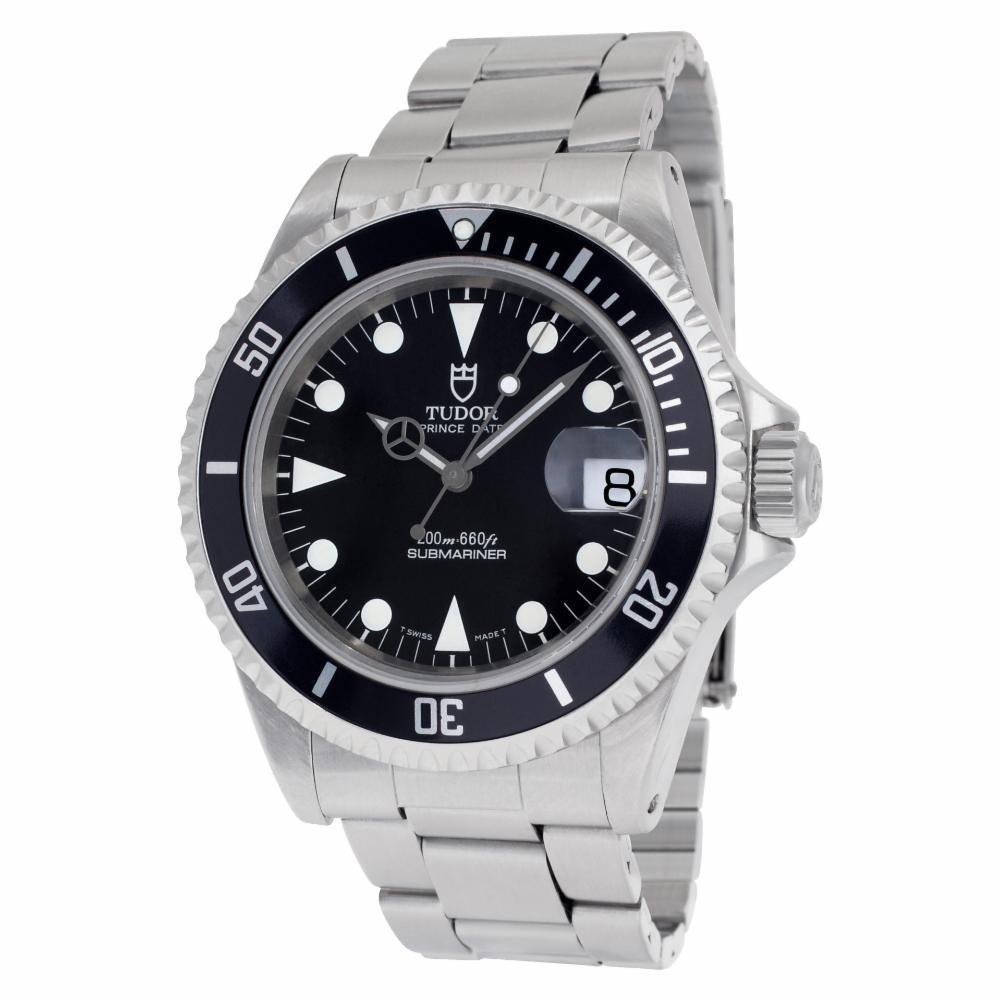 Tudor Submariner Reference #:79190. Tudor Prince Date Submariner in stainless steel with rotating divers bezel. Auto w/ sweep seconds and date. Ref 79190. Circa 1997. Fine Pre-owned Tudor Watch. Certified preowned Sport Tudor Prince Date 79190 watch