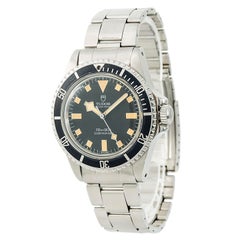 Tudor Submariner 94010 Men’s Automatic Vintage Watch Black Dial SS