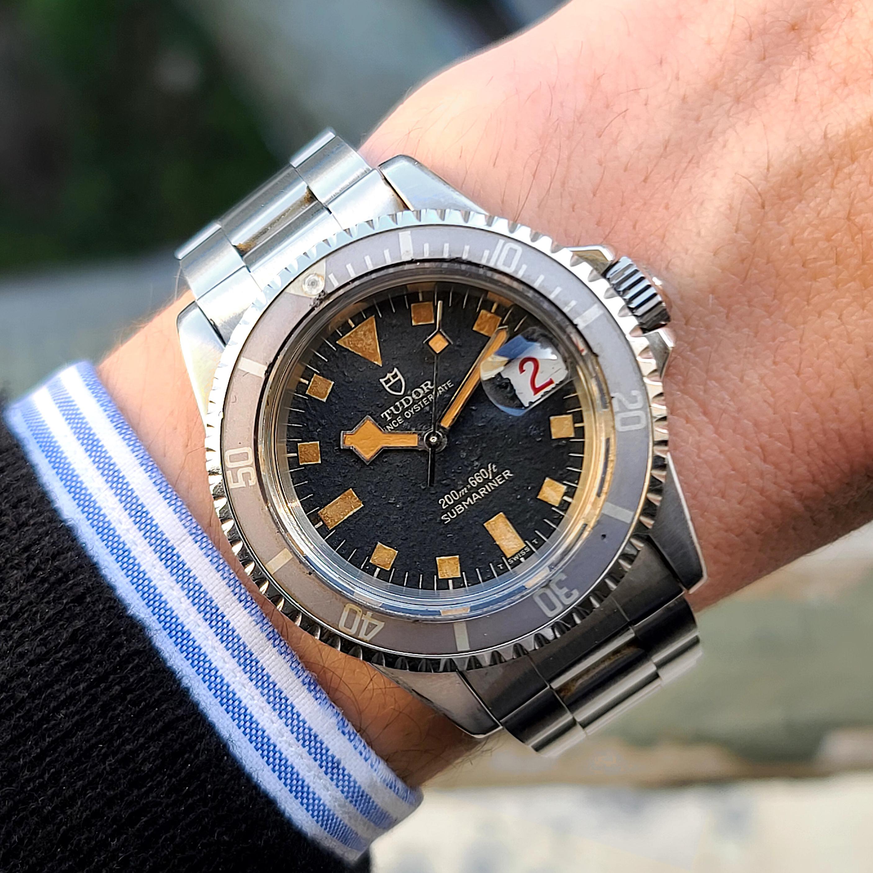 TUDOR
Founded in 1926

For the discerning few

The Tudor Submariner is perhaps one of the widely issued military dive watches, having been worn by troops in the French, United States, South African, Argentinian and Italian navies, as well as other