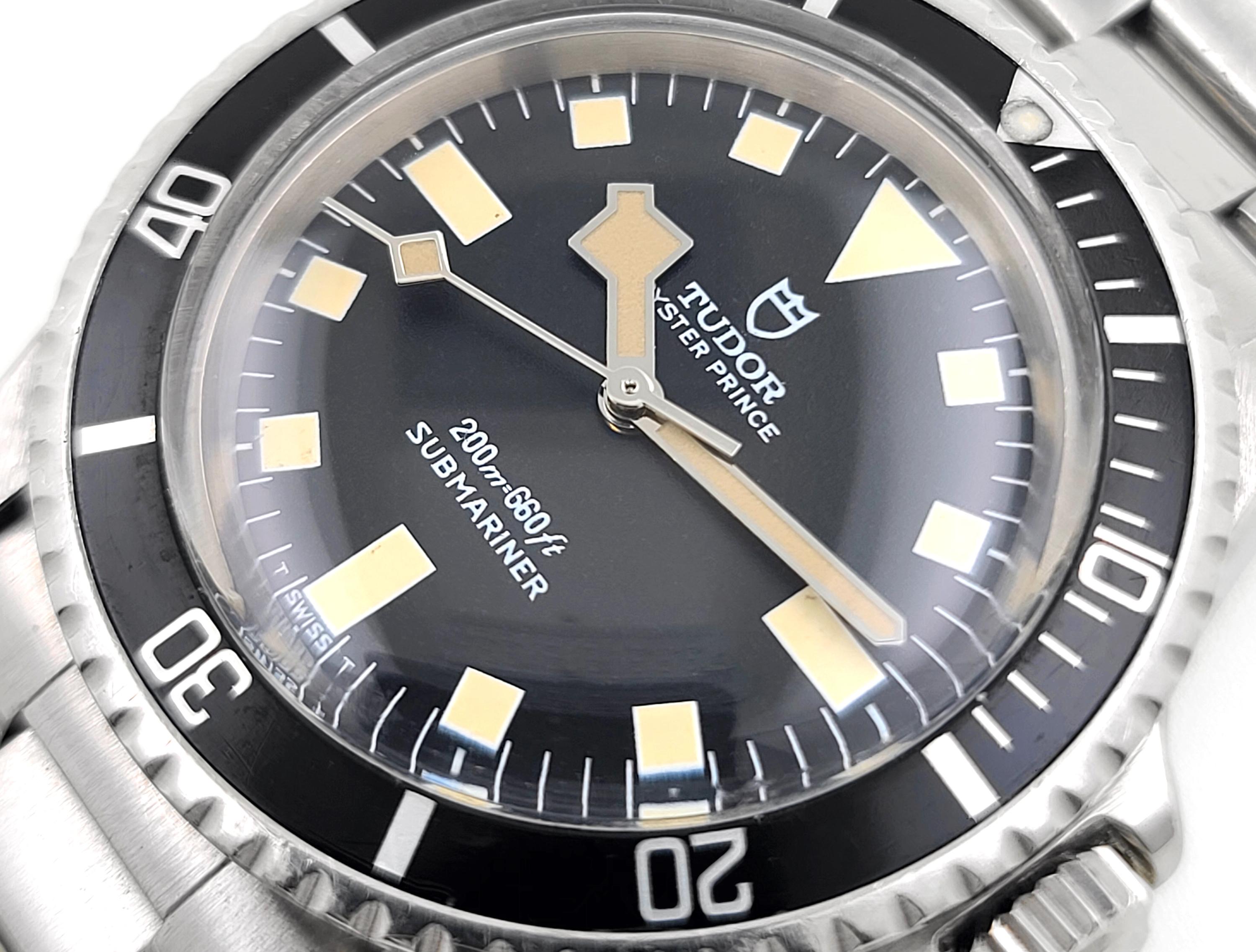 Tudor Submariner Snowflake Meter First 7016 Oyster Prince 1971 Marine Nationale In Excellent Condition For Sale In Neuilly-sur-Seine, IDF