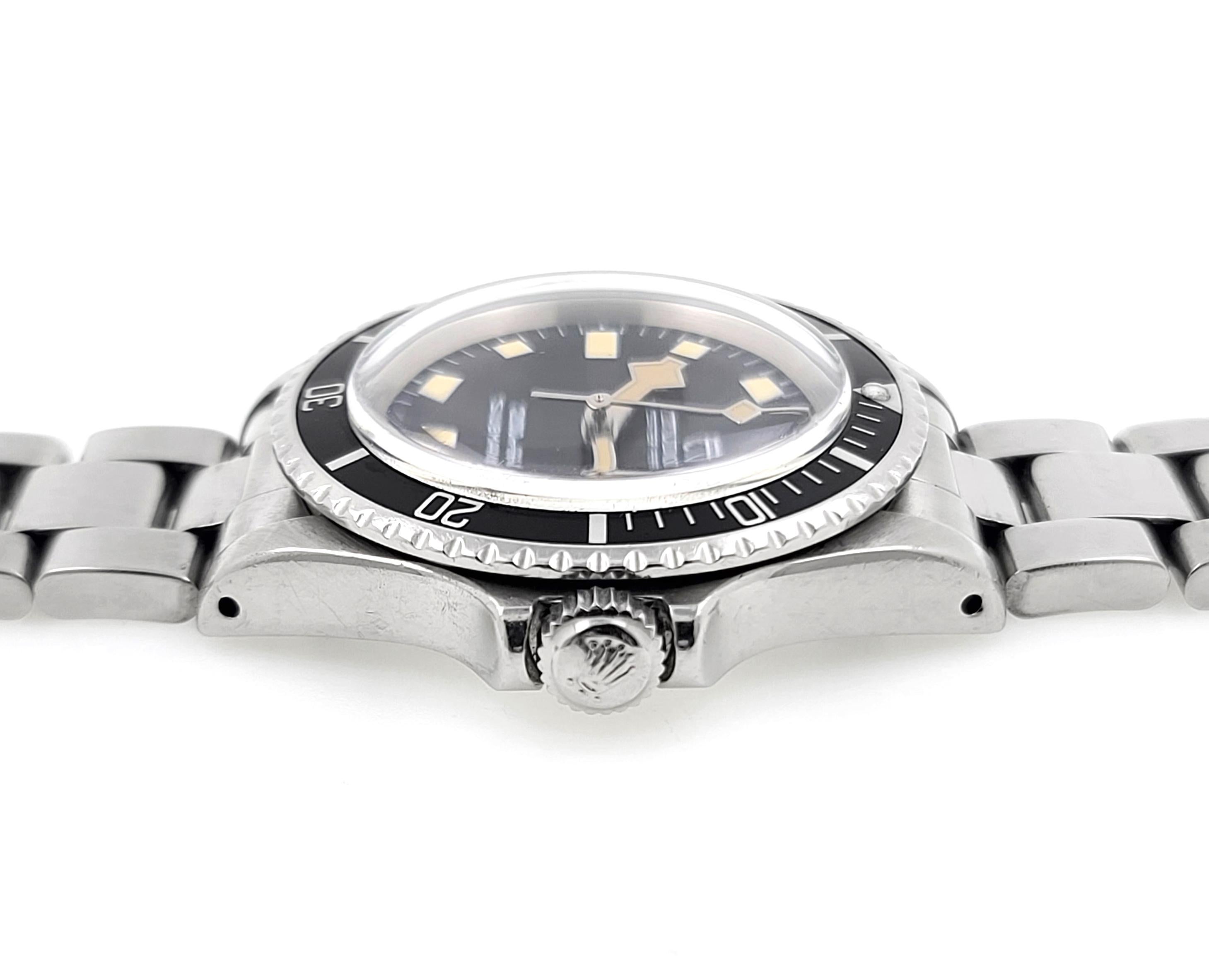 Men's Tudor Submariner Snowflake Meter First 7016 Oyster Prince 1971 Marine Nationale For Sale