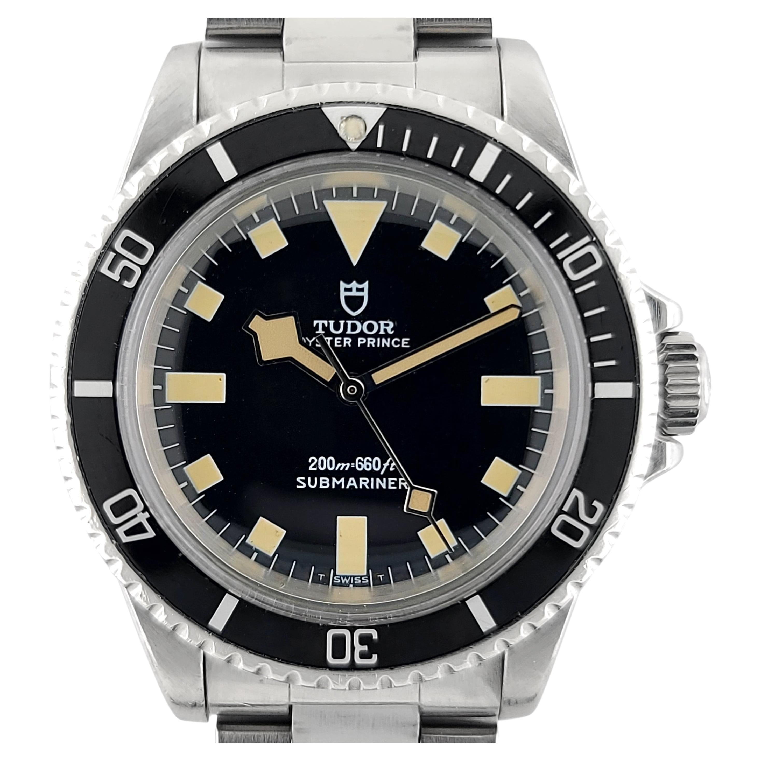 Meter des flocons de neige Tudor First 7016 Oyster Prince 1971 Marine Nationale en vente