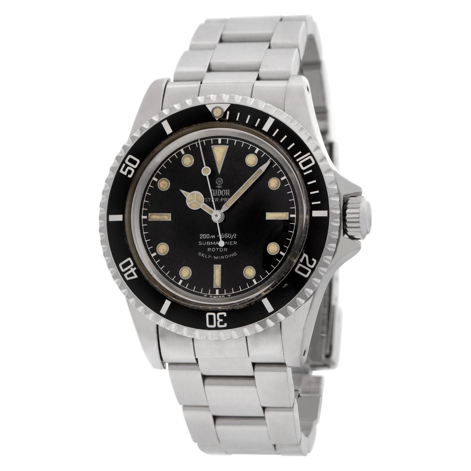 Tudor Submariner No Date in stainless steel. Untouched, original dial and hands.  Auto w/ sweep seconds. **Bank wire only at this price.** Ref 7928. Circa 1967. Fine Pre-owned Tudor Watch.

 Certified preowned Tudor Submariner No Date 7928 watch is