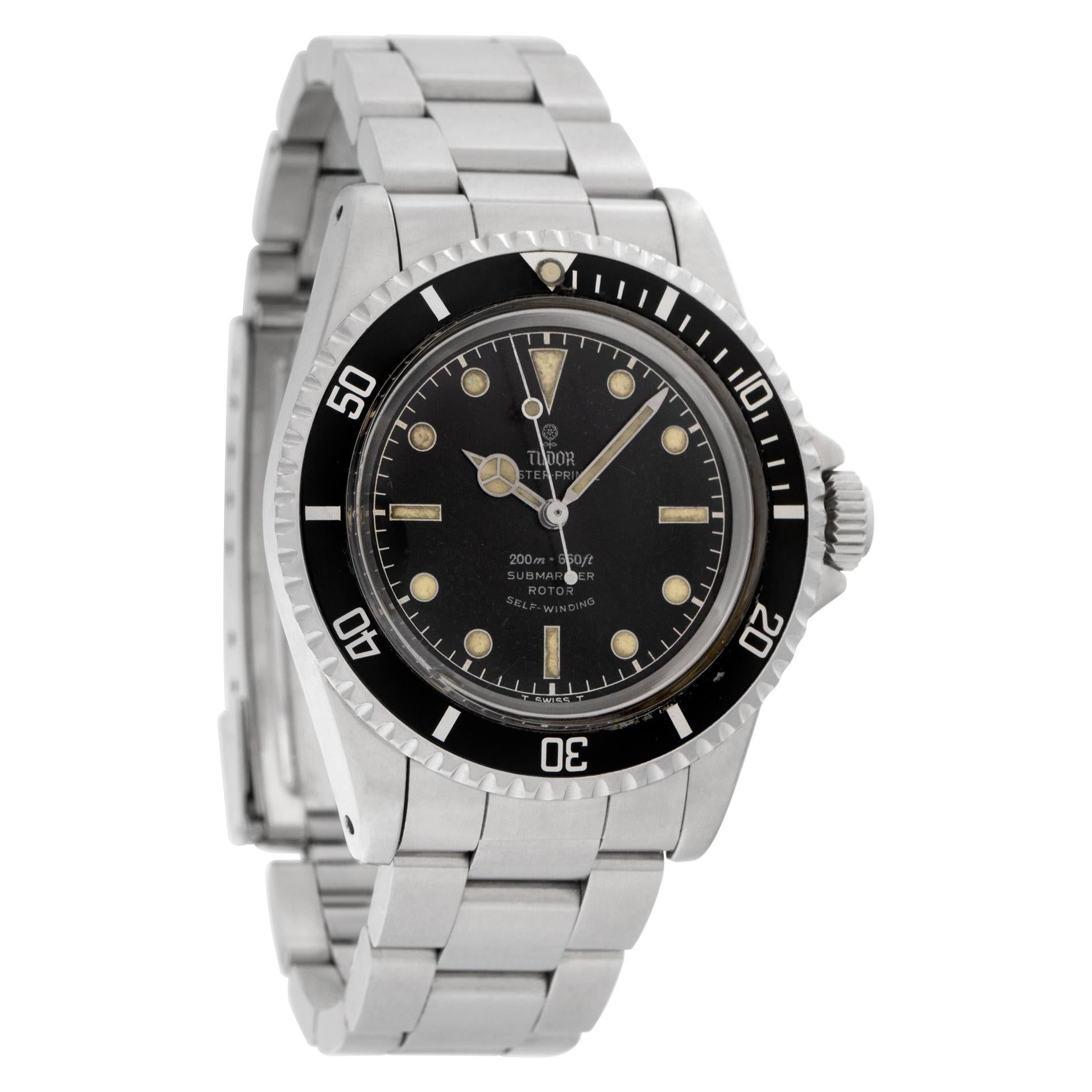 Tudor Submariner stainless steel Auto Wristwatch No Date Ref 7928 In Excellent Condition For Sale In Surfside, FL
