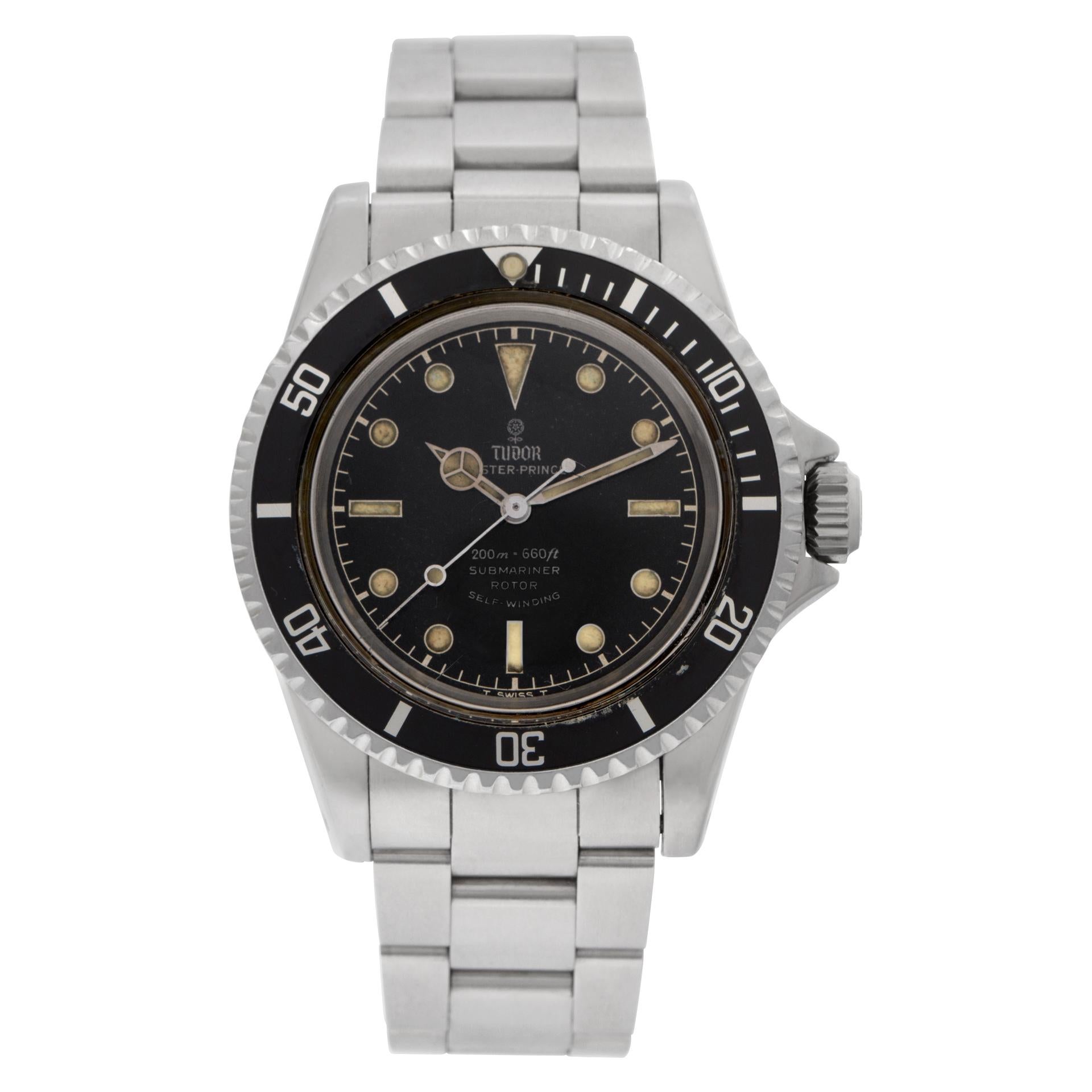 Tudor Submariner stainless steel Auto Wristwatch No Date Ref 7928 For Sale