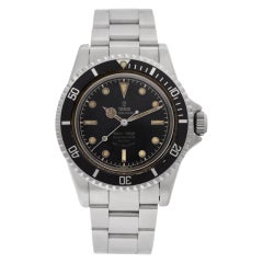 Used Tudor Submariner stainless steel Auto Wristwatch No Date Ref 7928