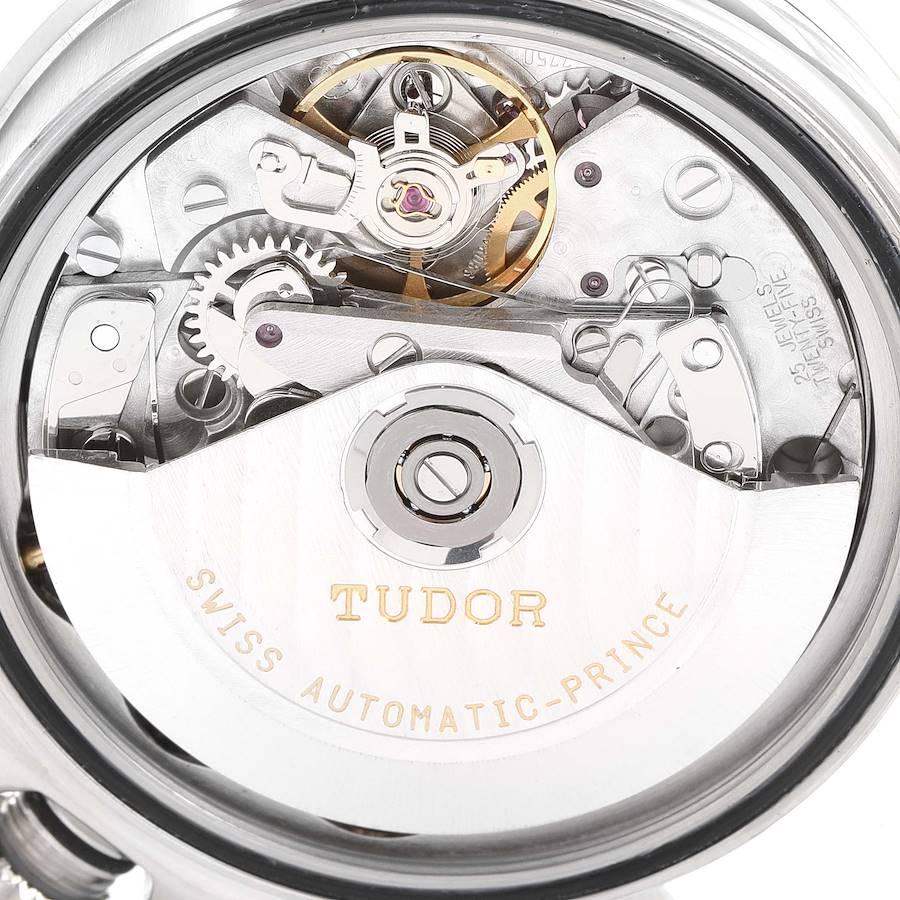 Tudor Tiger Prince White Dial Chronograph Steel Mens Watch 79280 Papers For Sale 1