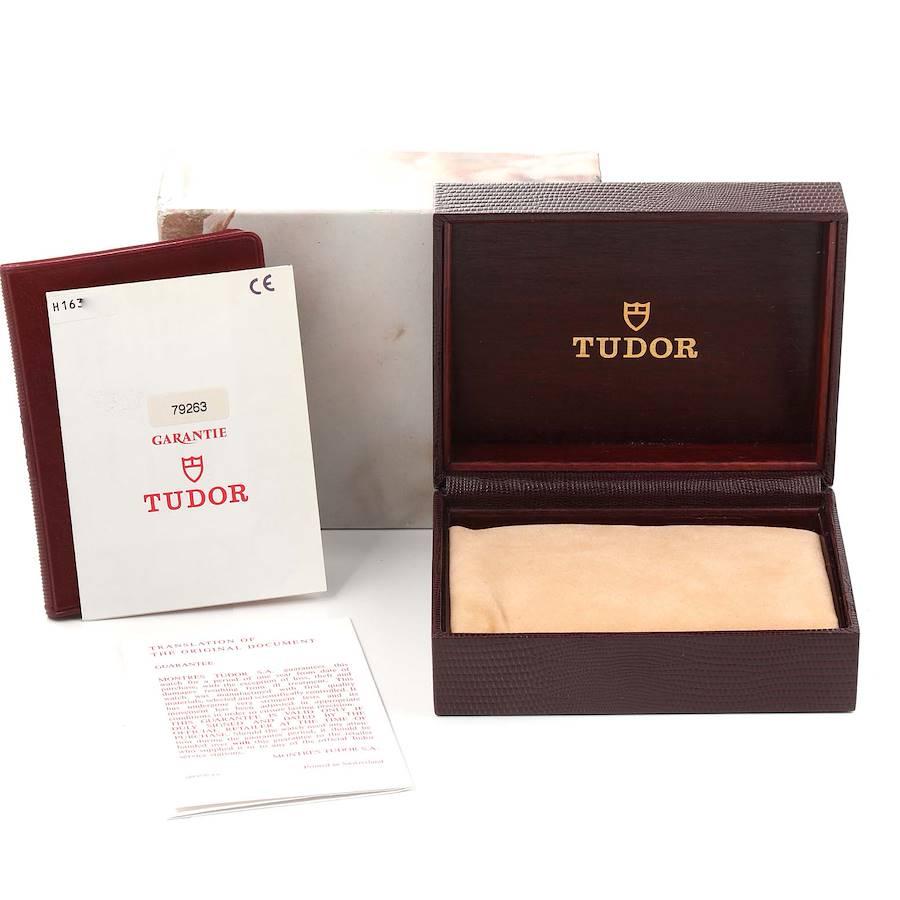 Tudor Tiger Woods Steel Yellow Gold Mens Watch 79263 Box Papers 5