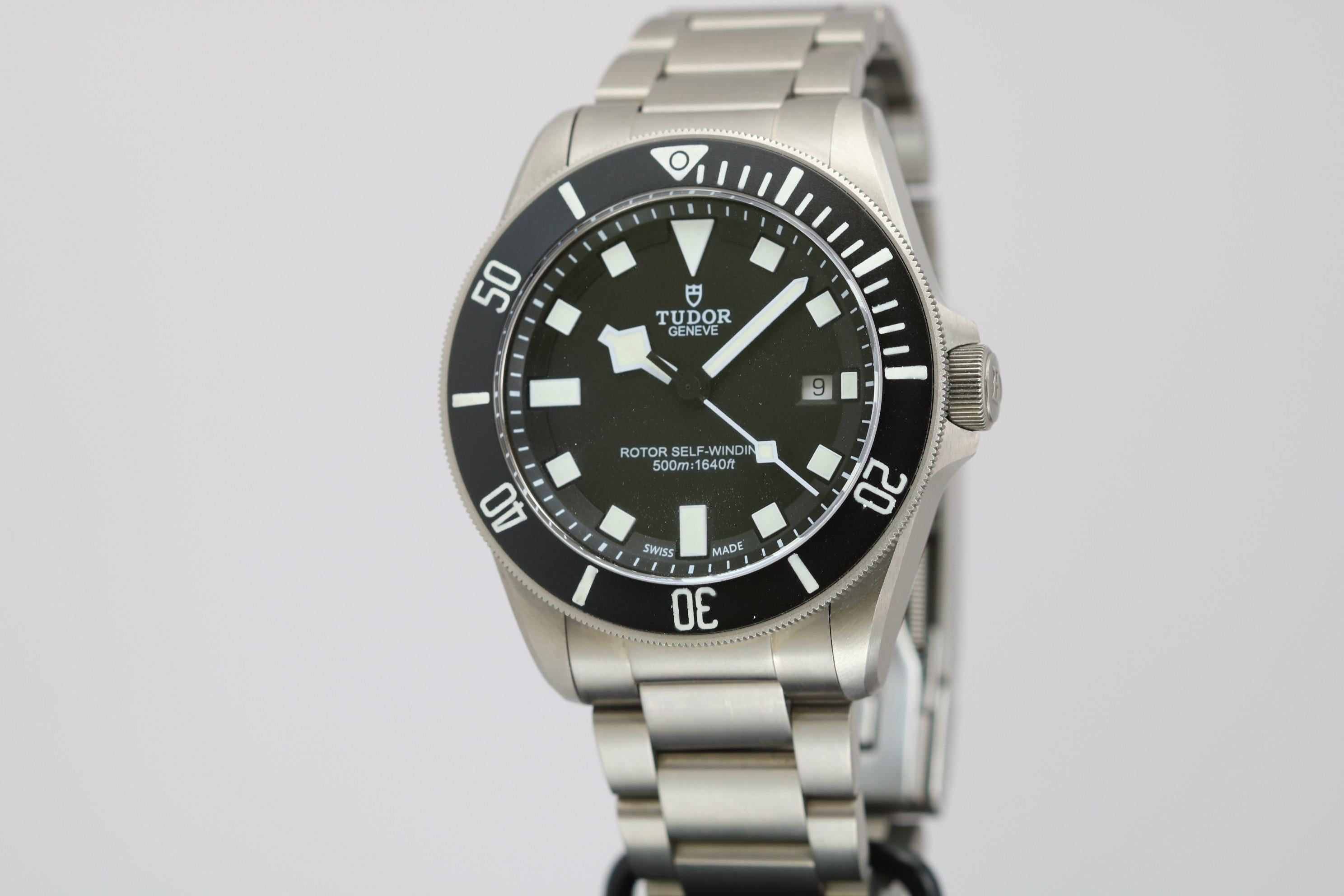 Tudor Titanium Pelagos Ref 25500T Wristwatch 7