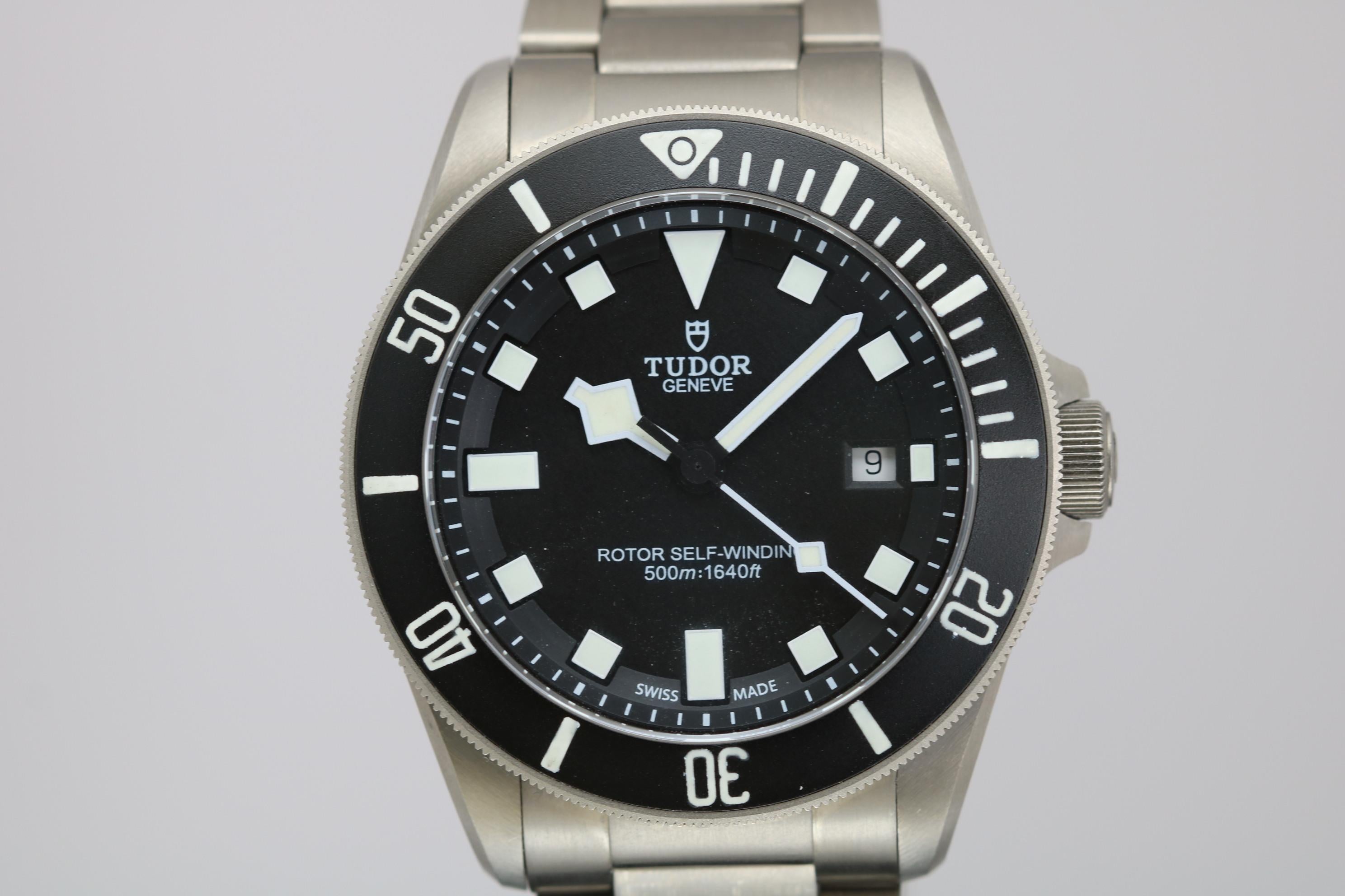 Tudor Titanium Pelagos Ref 25500T Wristwatch 4
