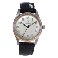 Tudor Zweifarbige Stahl- und Roségold-Lünette aus Stahl, Original von 1949