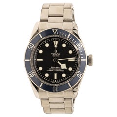 Retro Tudor Watch Black Bay Steel