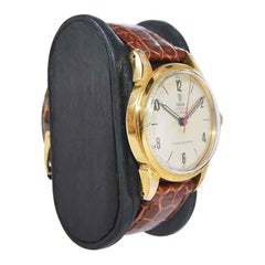 Tudor Yellow Gold Filled Watch with Original Dial and Hands from 1940's