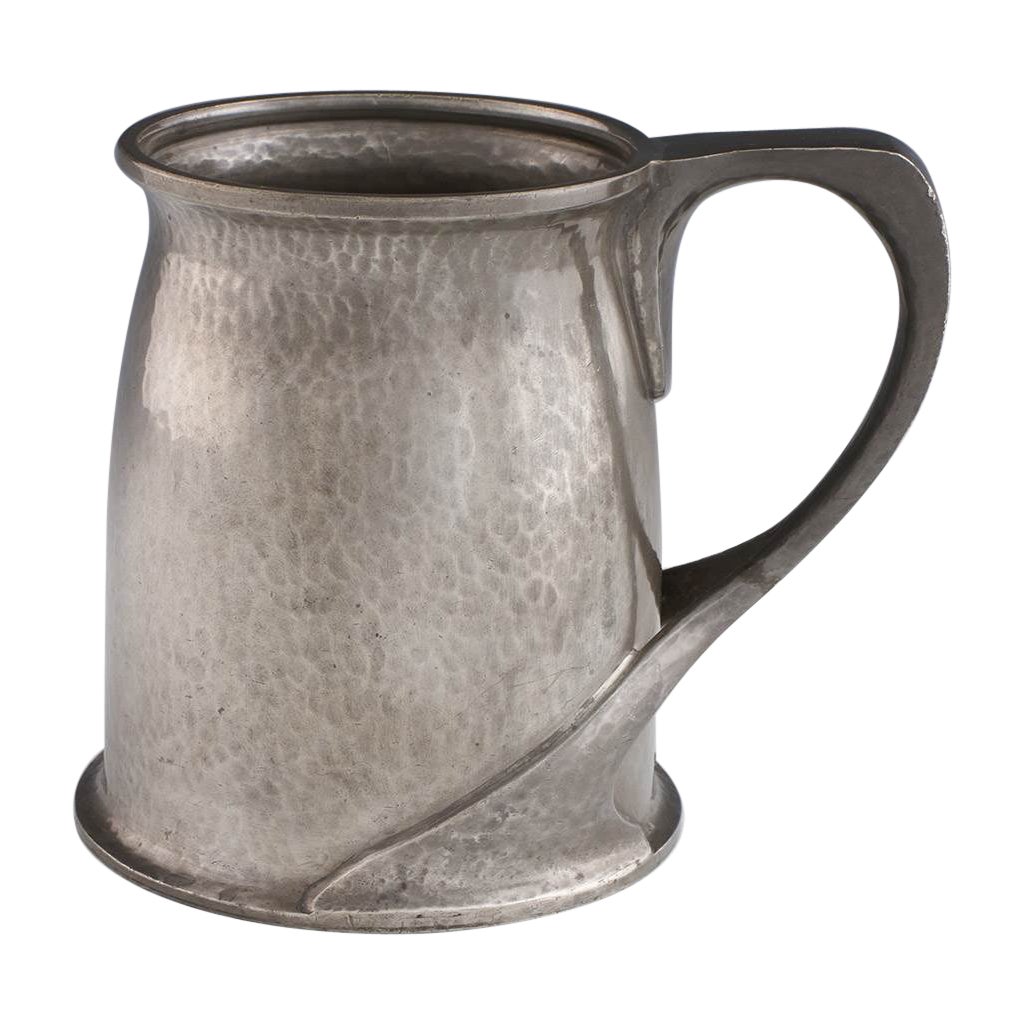 Tudric for Liberty Pewter Tankard Designed by Oliver Baker 1902