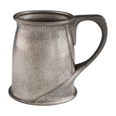 Tudric for Liberty Pewter Tankard Designed by Oliver Baker 1902