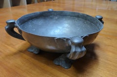 Tudric Pewter Rose Bowl Designed by Oliver Baker, 1905