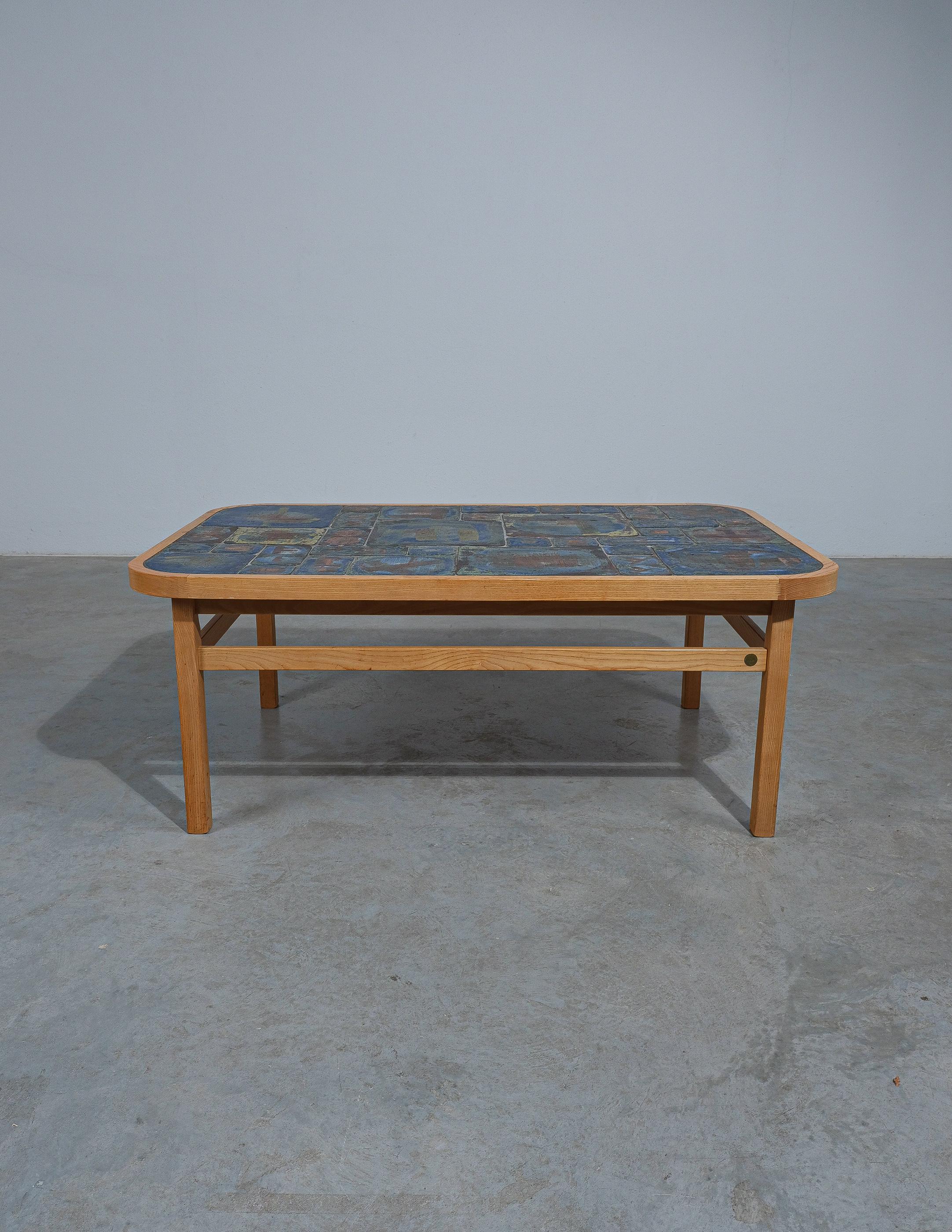 Tue Poulsen Ceramic Table For Haslev, circa 1970 For Sale 4