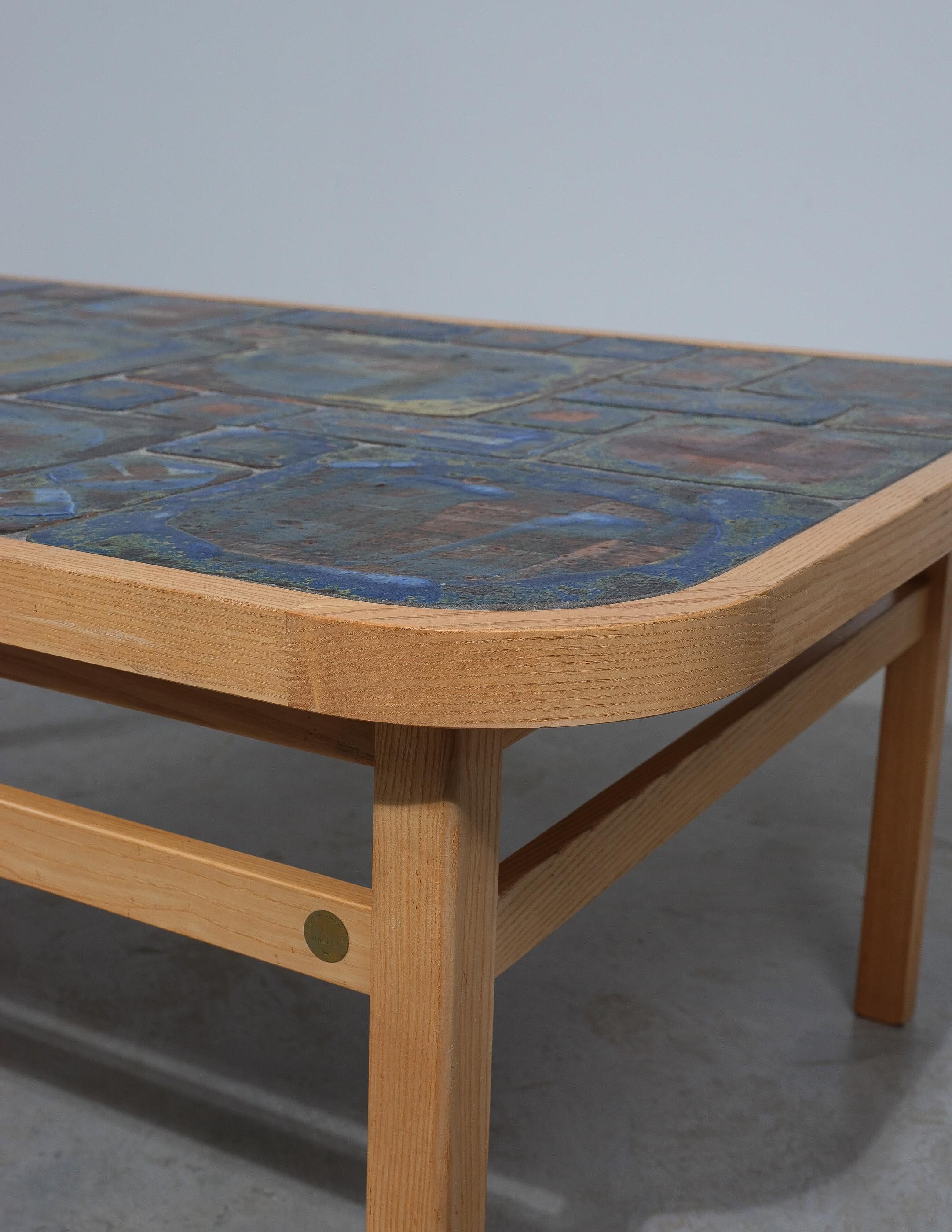 Tue Poulsen Ceramic Table For Haslev, circa 1970 In Good Condition For Sale In Vienna, AT