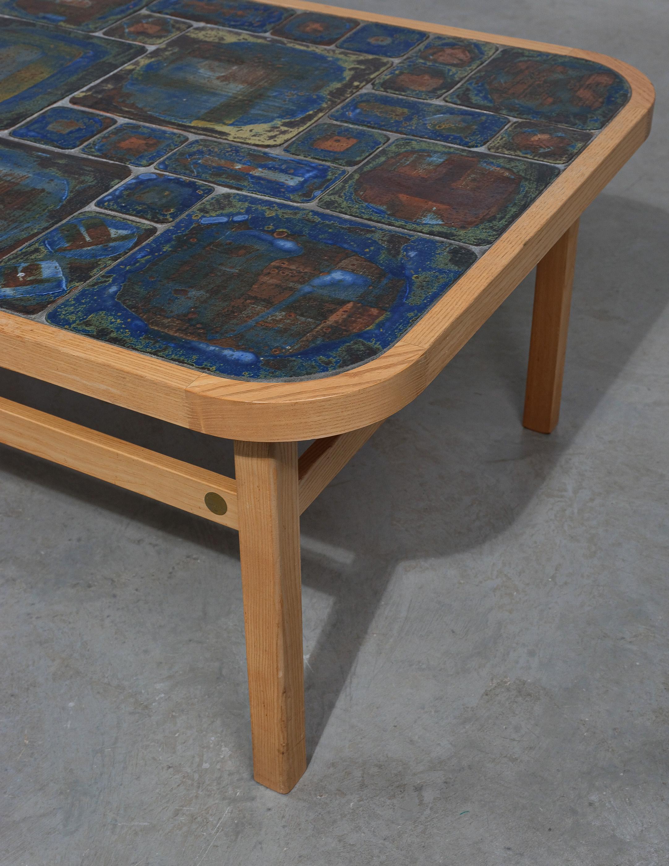 Mid-20th Century Tue Poulsen Ceramic Table For Haslev, circa 1970 For Sale
