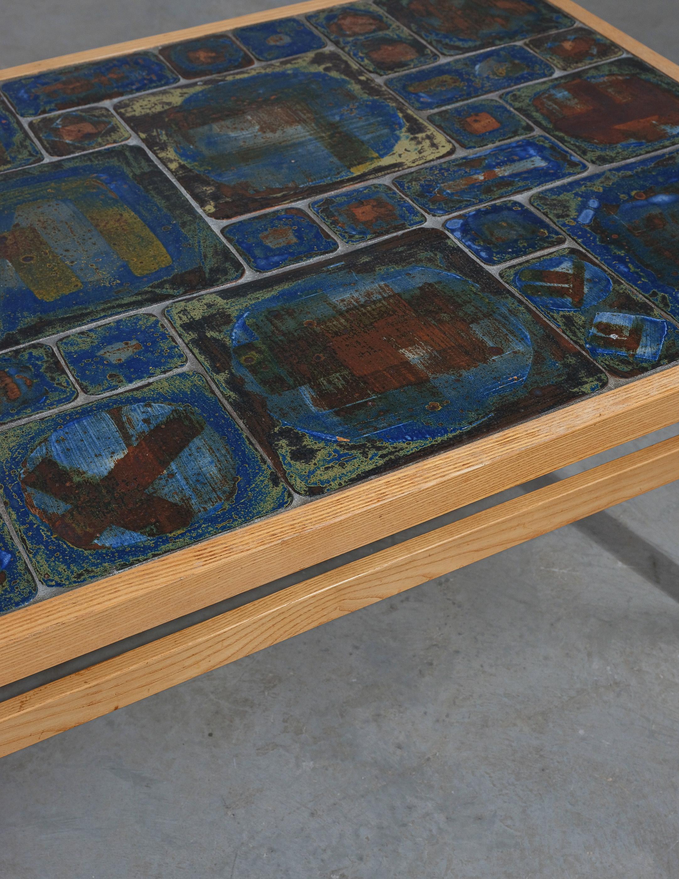 Tue Poulsen Ceramic Table For Haslev, circa 1970 For Sale 1