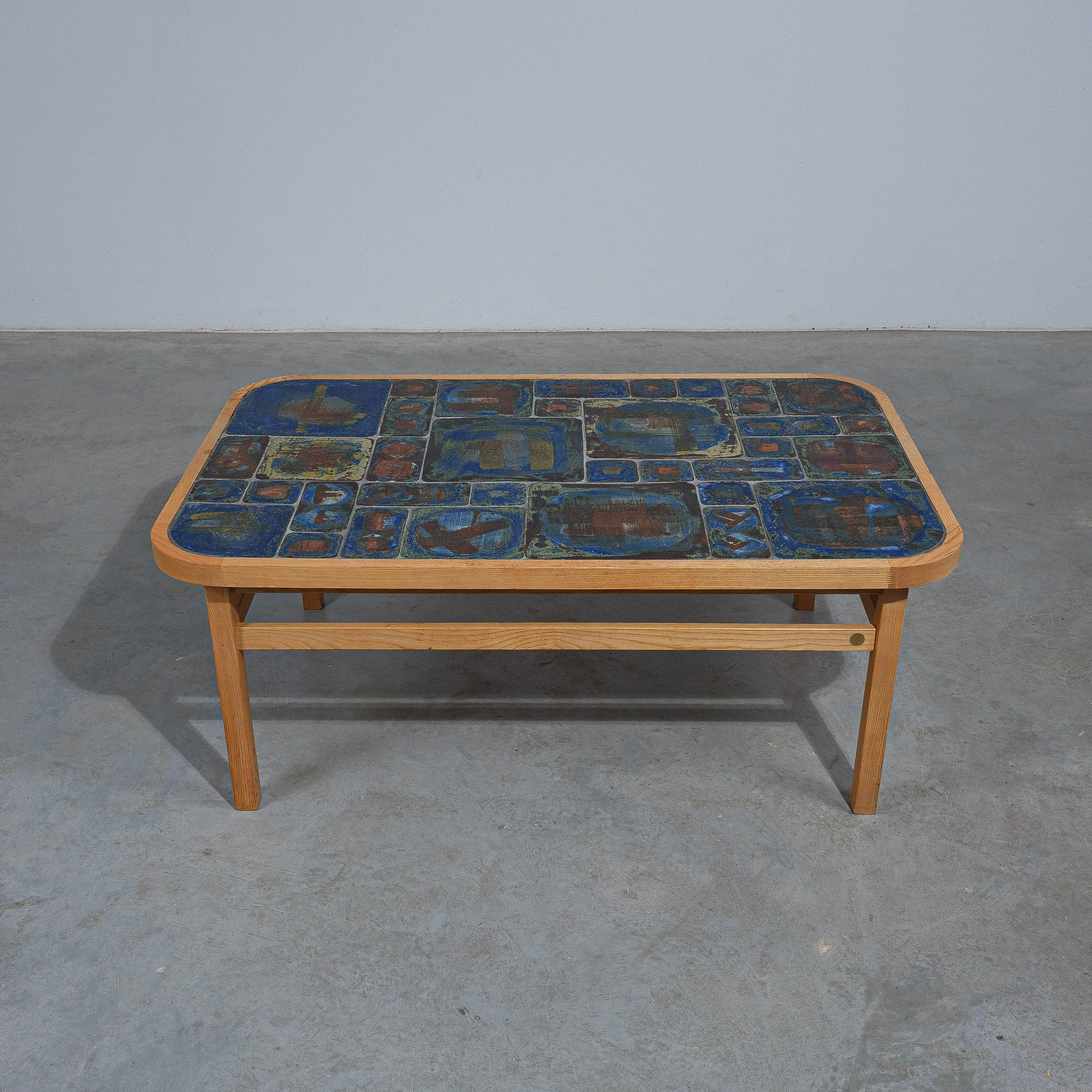 Tue Poulsen Ceramic Table For Haslev, circa 1970 For Sale 2