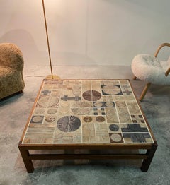 Couchtisch aus Keramikfliesen von Tue Poulsen von Tischlermeister Willy Beck