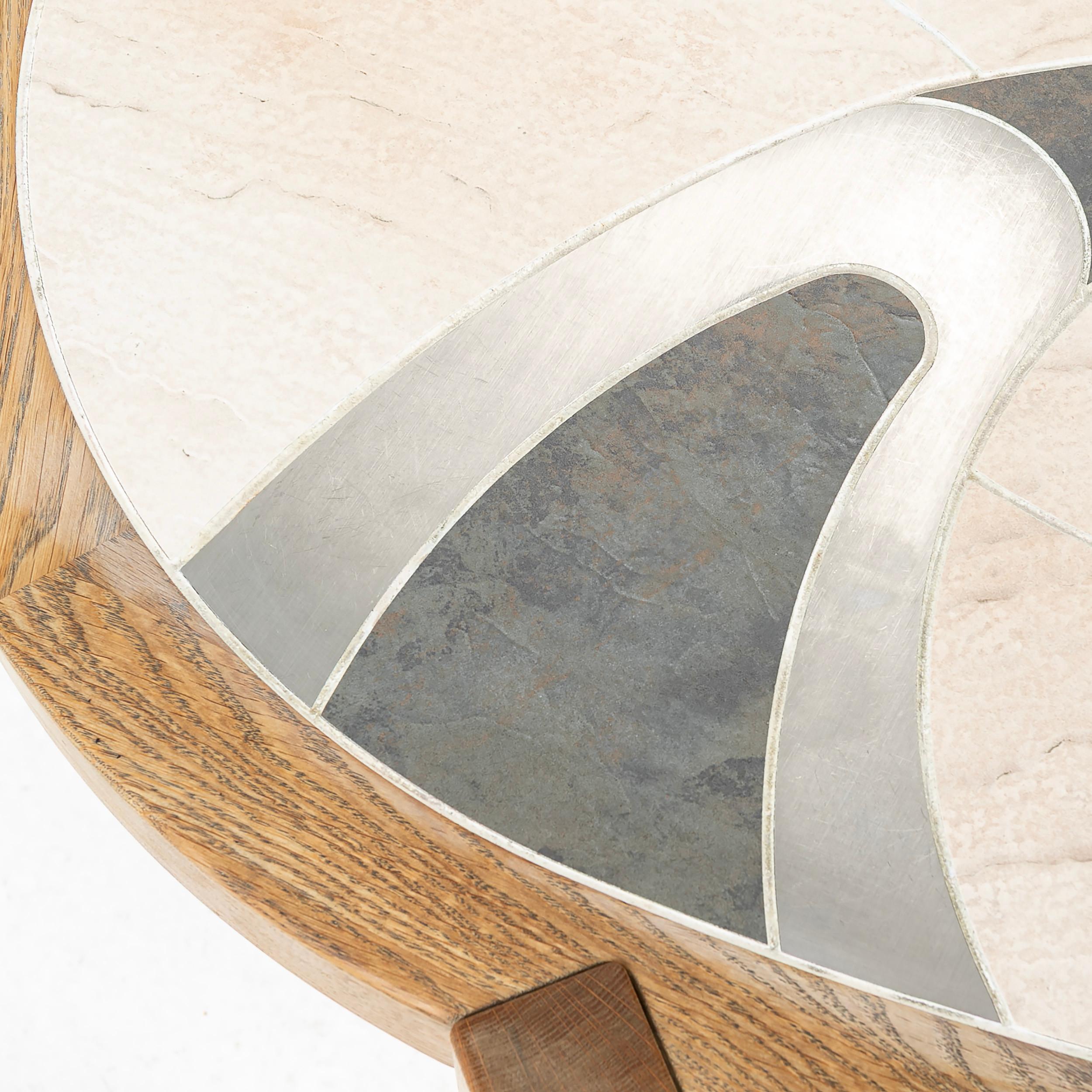 Mid-Century Modern Tue Poulsen cofee Table by Haslev Mobelsnedkeri  Denmark 1960 For Sale