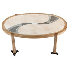 Used Tue Poulsen cofee Table by Haslev Mobelsnedkeri  Denmark 1960
