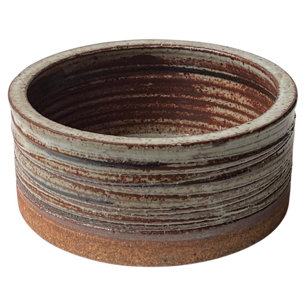 Tue Poulsen Gres smaltato danese moderno con spirale, anni 
70 in vendita