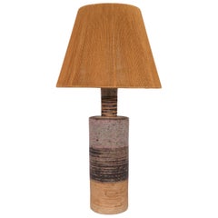 Tue Poulsen Danish Studio Pottery Midcentury Table Lamp, circa 1960s Tue Poulsen Danish Studio Pottery Midcentury Table Lamp, circa 1960s