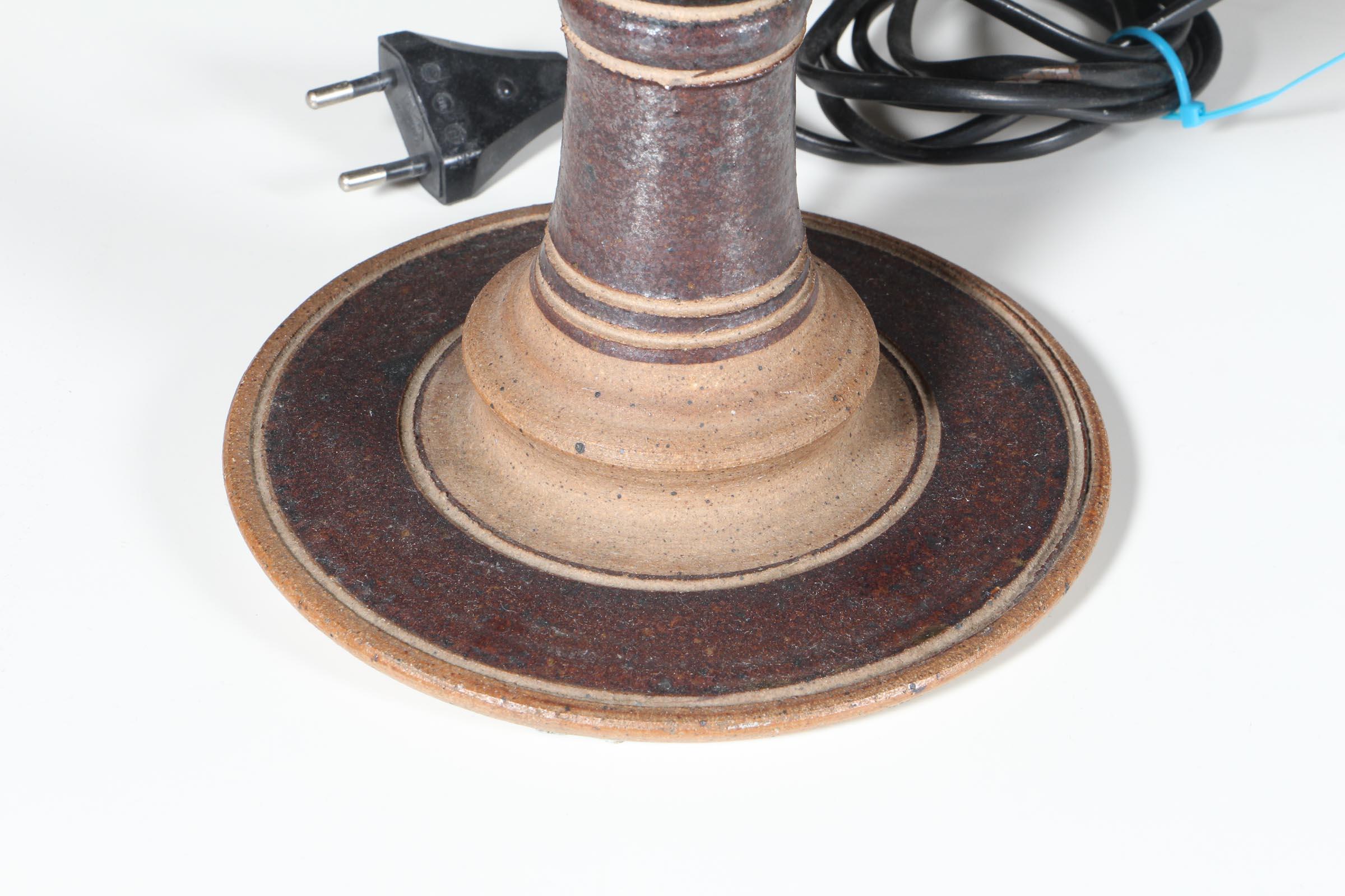 Scandinavian Modern Tue Poulsen Stoneware Table Lamp For Sale