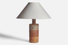 Tue Poulsen, Table Lamp, Stoneware, Denmark, 1960s