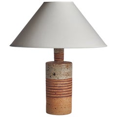 Tue Poulsen, lampe de table, grès, Danemark, 1960