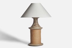 Tue Poulsen, Table Lamp, Stoneware, Denmark, 1970s