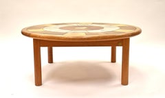 Tue Poulsen Tile Top Danish Coffee Table by Haslev