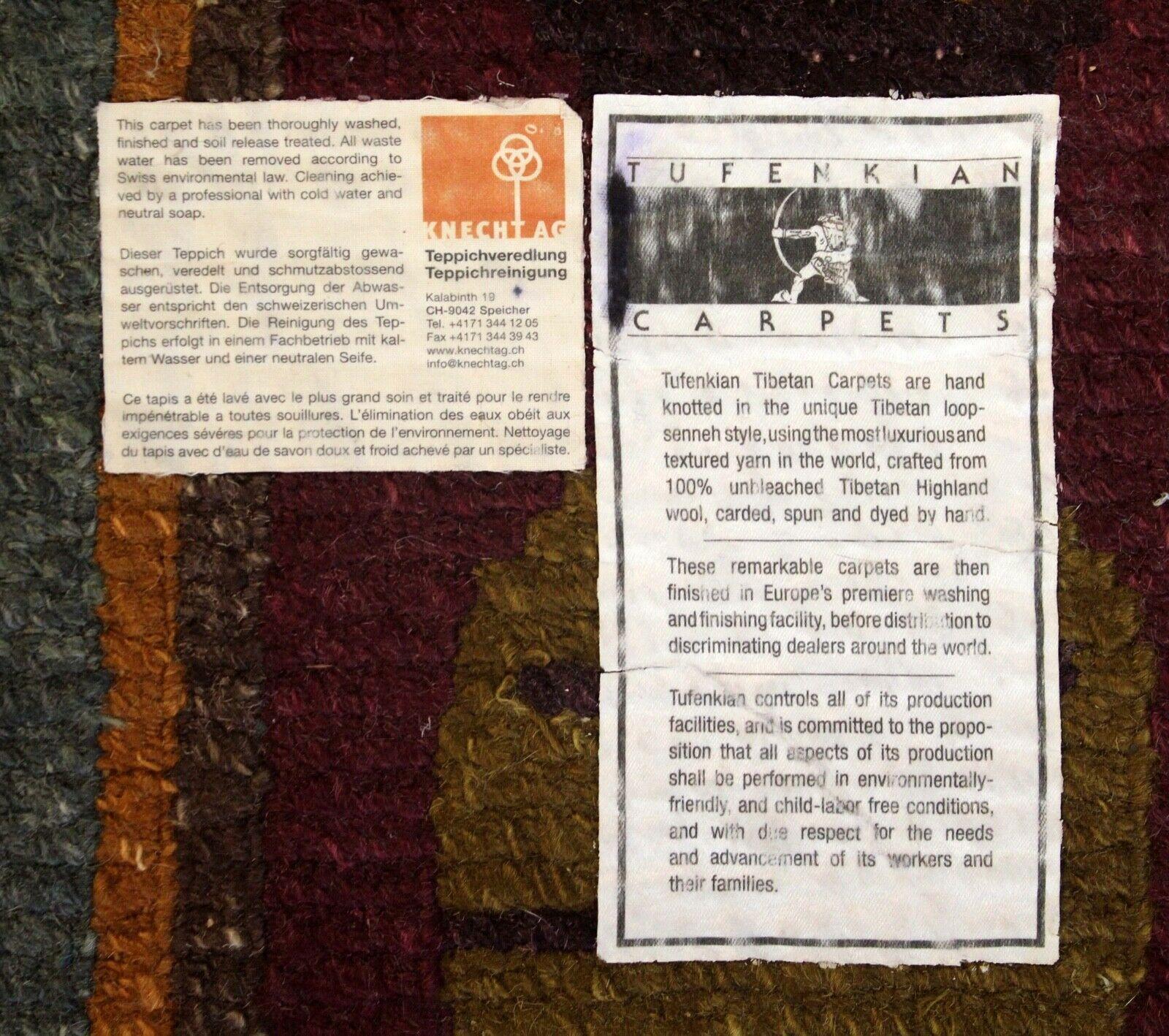 20th Century Tufenkian Carpets Large Rug Knecht Ag Nepal Wool
