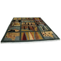 Tapis en laine multicolore moderne et contemporain de Tufenkian