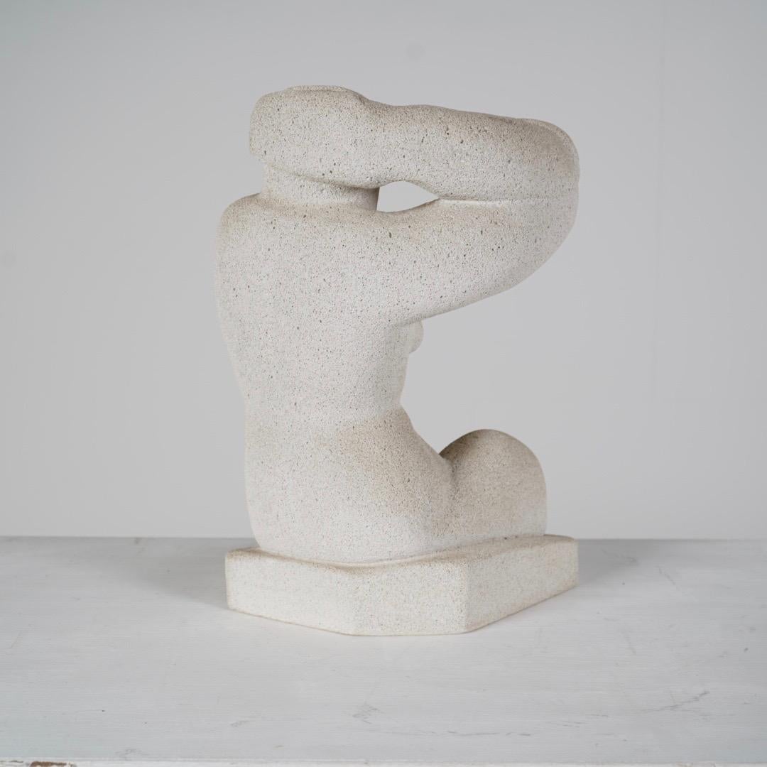 Tuff-Stein-Skulptur Henri Gaudier-Brzeska (Französisch)
