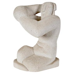 Vintage Tuff Stone Sculpture Henri Gaudier-Brzeska
