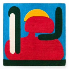 "DALL·E 2023-05-29 21.08.13" Whimsical Abstract Wool Rug/Tapestry