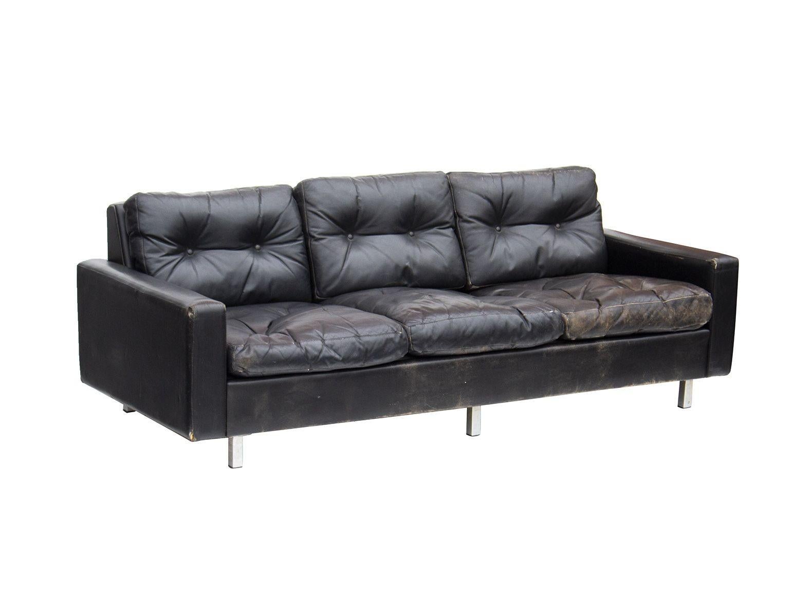 imported leather sofa