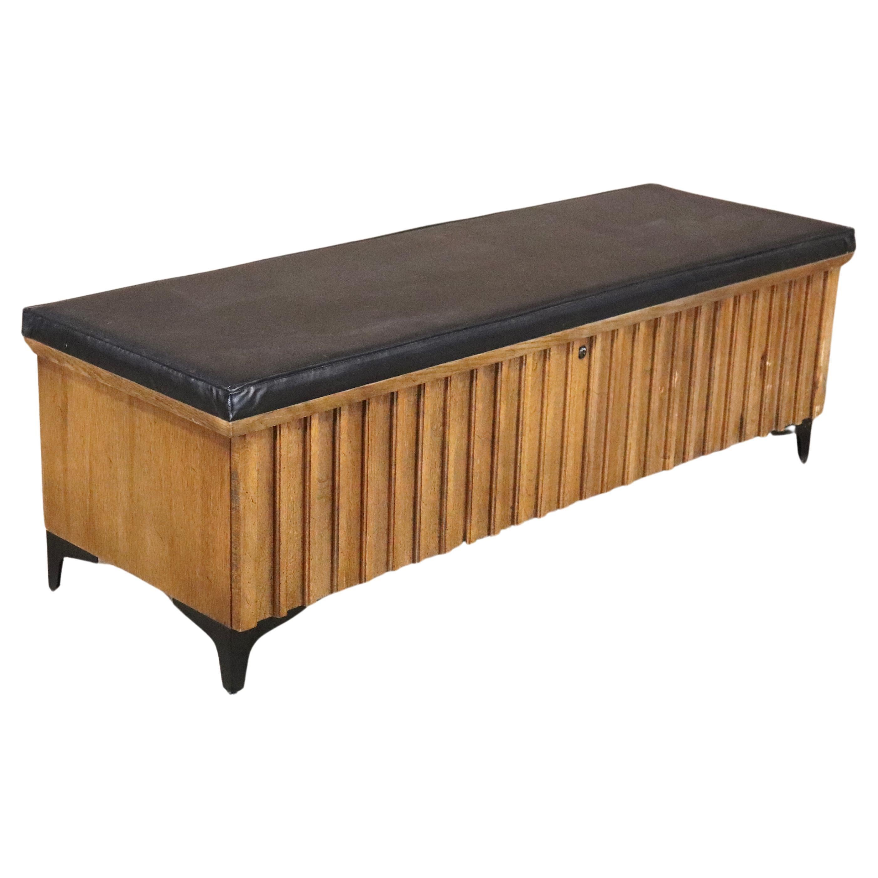 Tufted Cedar Hope Chest by Lane Furniture For Sale