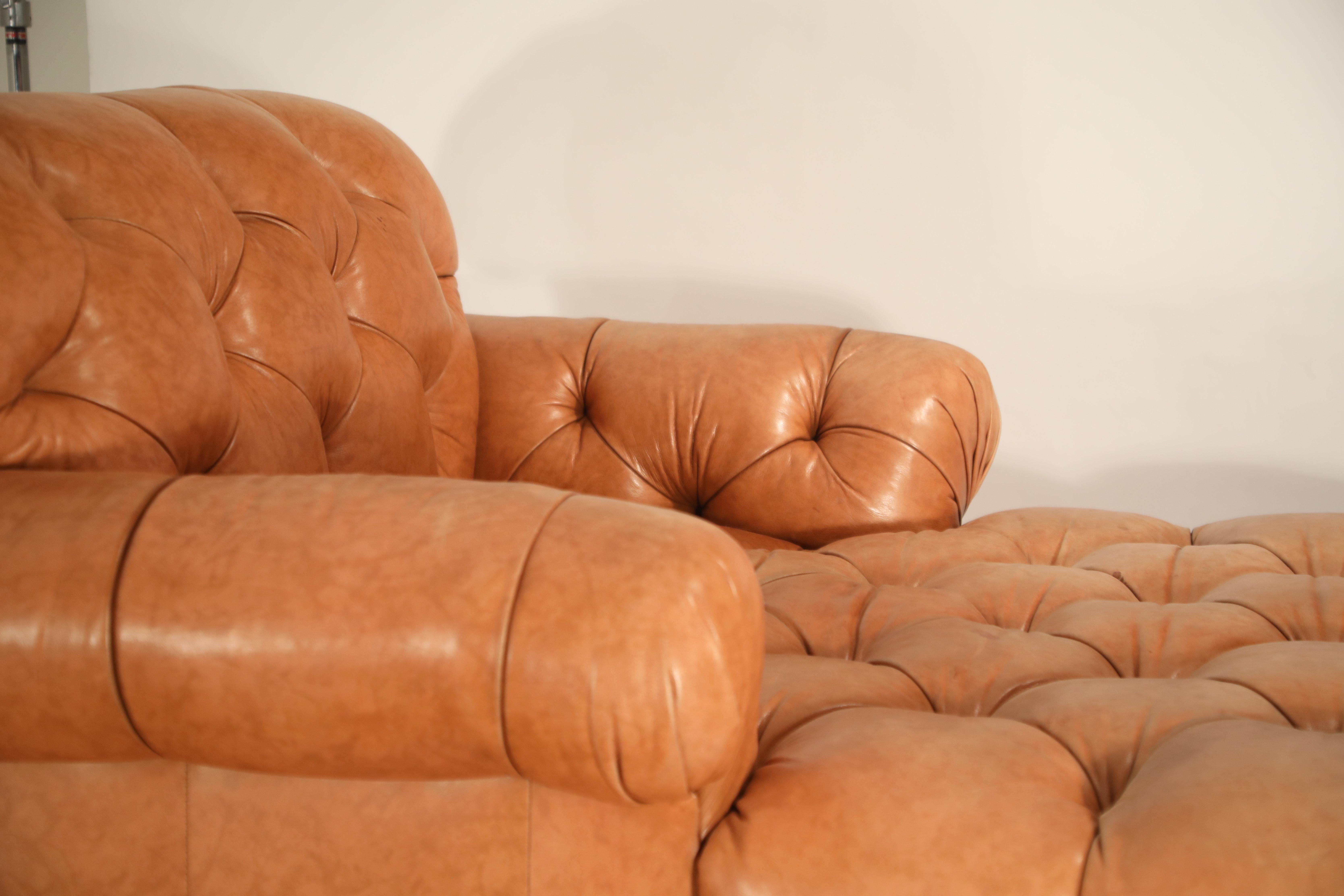 leather chesterfield daybed