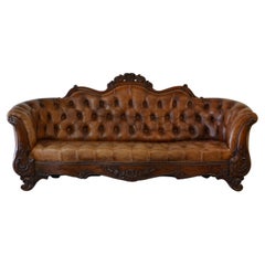 Tufted Leather Sofa