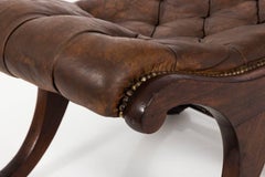 Tufted Leather Stools