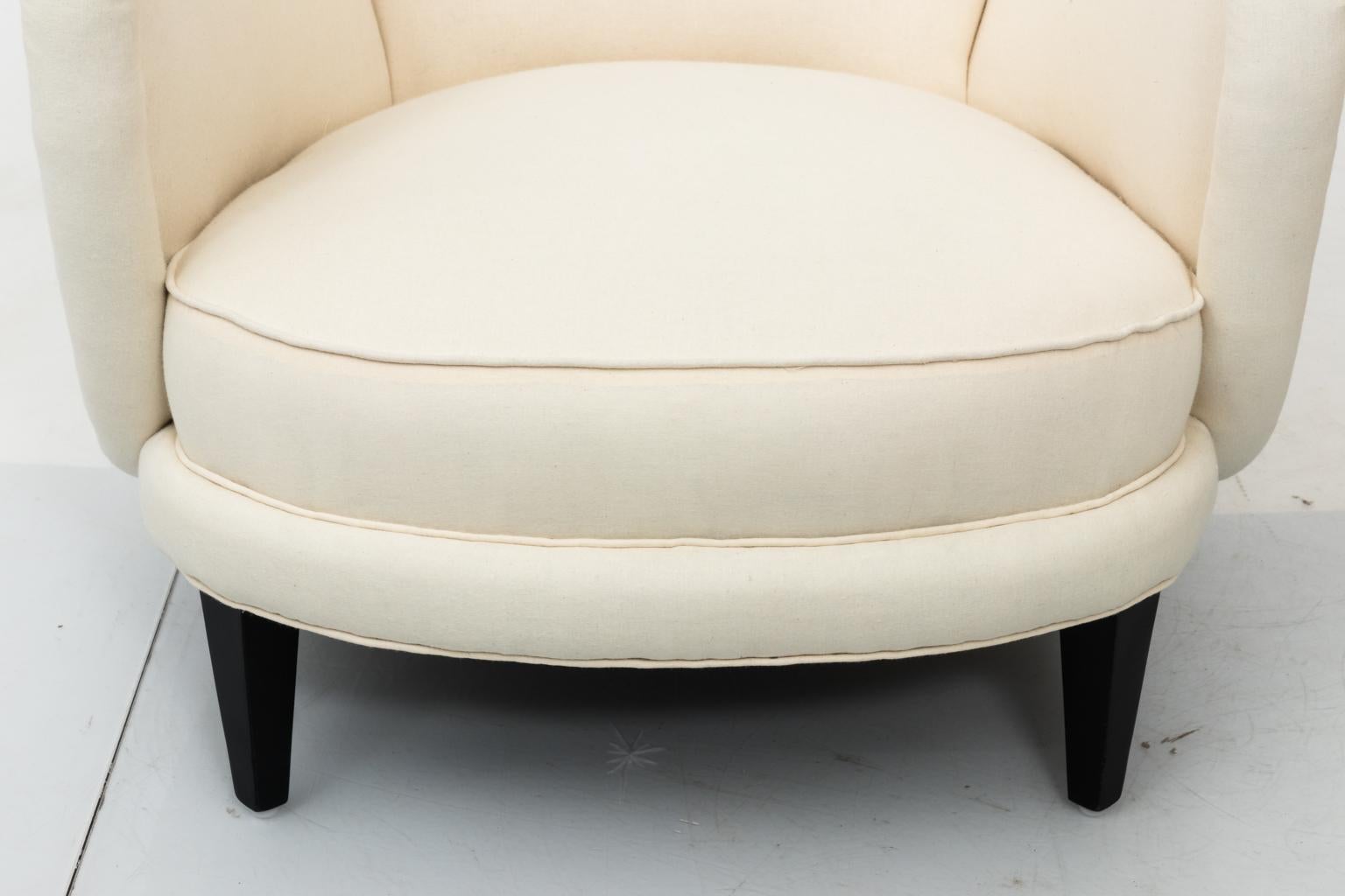 Tufted Mid-Century Modern Club Chairs 5