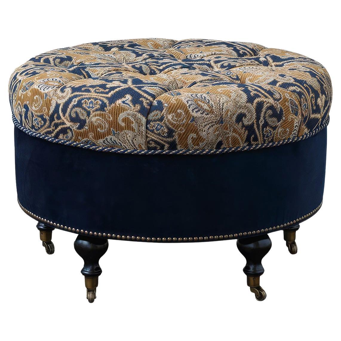 Tufted Round Ottoman
