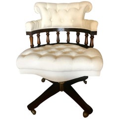 Tufted Swivel Desk Chair