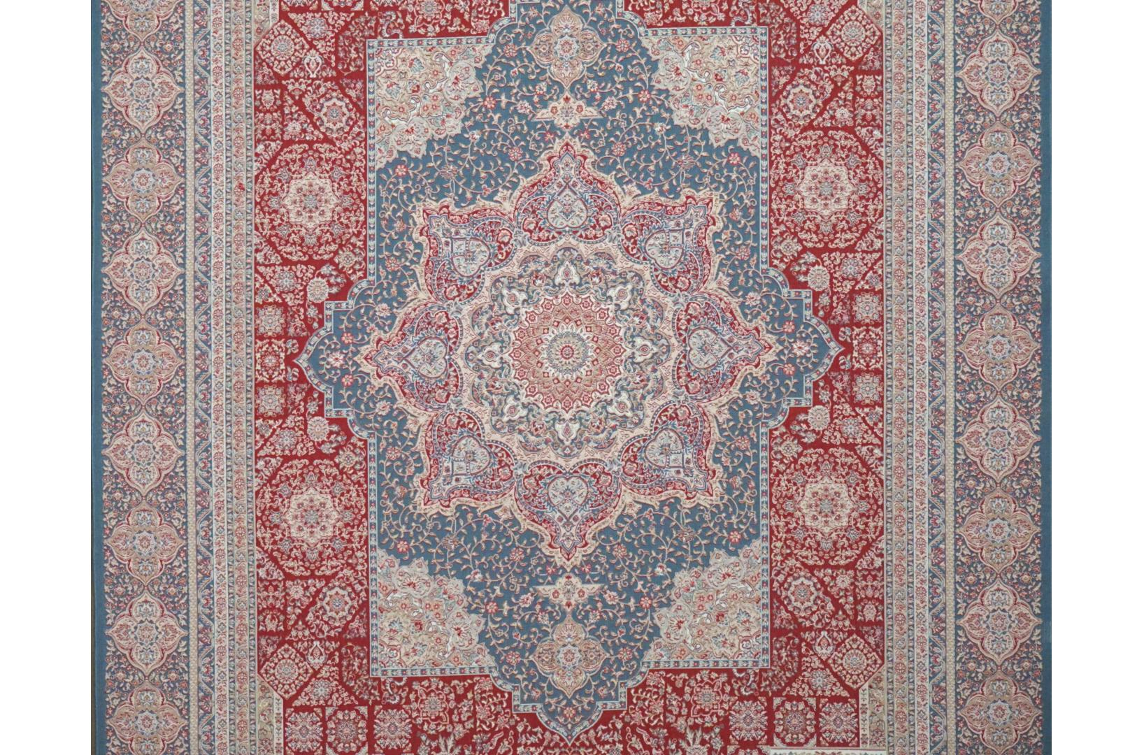 Tufted art silk pile on a art silk foundation. (1000 KPSI)

Dimensions: 5'1